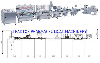 Tabuleta automática da cápsula que conta a linha de produção de engarrafamento da máquina