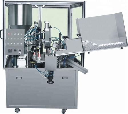 Bom preço Resíduo metálico preto de selagem dos cosméticos da máquina de enchimento do equipamento do tubo plástico do polímero on-line