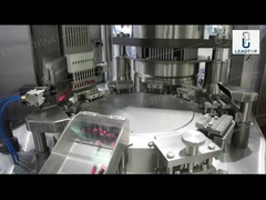 Integrado limpe a máquina de enchimento posicionada da cápsula