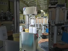 Tipo automático lata plástica Tin Seamer do assoalho do alimento da máquina da selagem da lata do ANIMAL DE ESTIMAÇÃO do metal