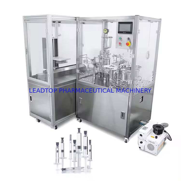 Máquina de preenchimento de seringas de aço inoxidável Capacidade de produção de 1700-2800 p/h
