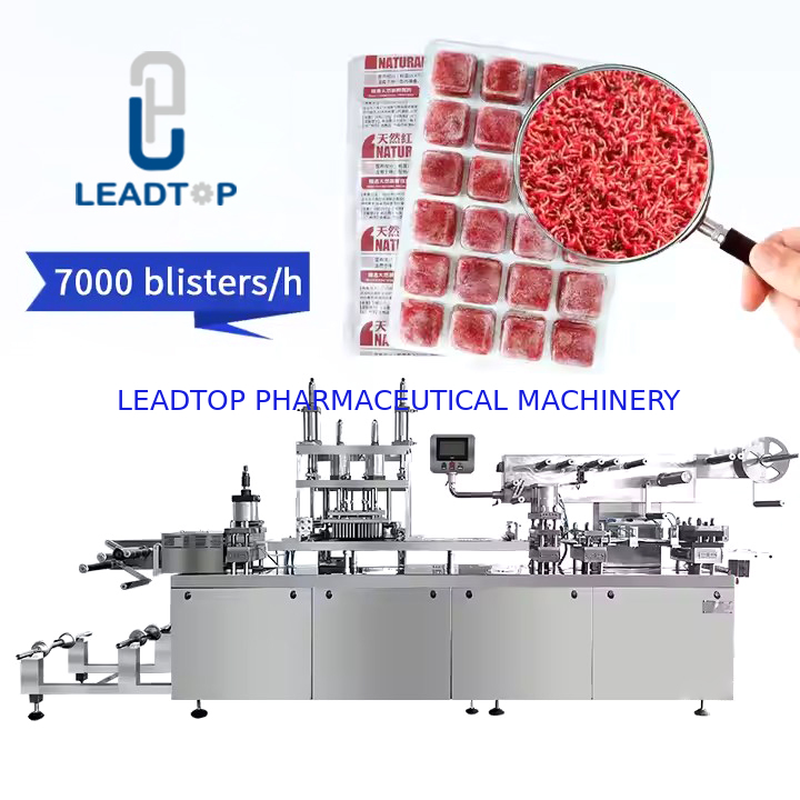 Máquina de Embalagem Blister Personalizável com Controle PLC 30-60pcs/min
