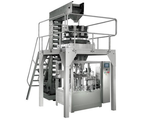 Bom preço Máquina de empacotamento automatizada completa líquida giratória para a pipoca de micro-ondas on-line