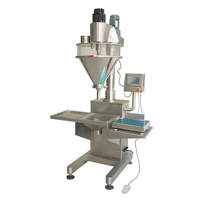 Bom preço Especiaria semi automática de Chili Small Protein Dry Milk do café da máquina 100BPH do enchimento do eixo helicoidal on-line