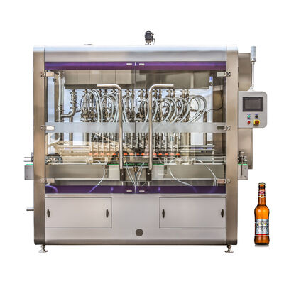 Bom preço 6 kW Consumo de energia Máquina rotativa de enchimento de líquido com 16 bicos on-line