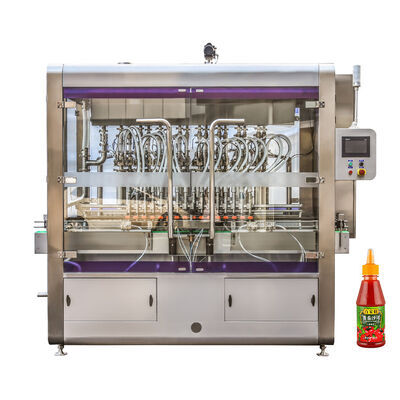 Bom preço Máquina de enchimento automática de garrafas de líquido rotativa de 700 kg de peso 6 kW Consumo de energia Certificado CE on-line