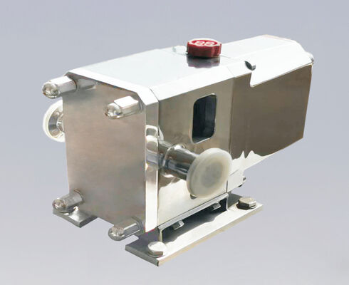 Bom preço Bomba de rotação de camas sanitária de alta viscosidade para manuseio de lama EHEDG Certificado CIP SIP Pronto Design de baixa cisalhada para processamento químico de alimentos farmacêuticos on-line