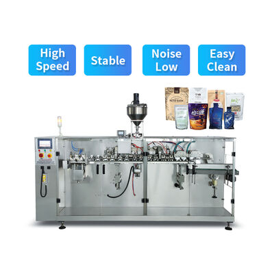Bom preço Fully Automatic High Speed Three Servo Food Beverage Chemical Pouch Filling Horizontal multifunctional packaging machine on-line