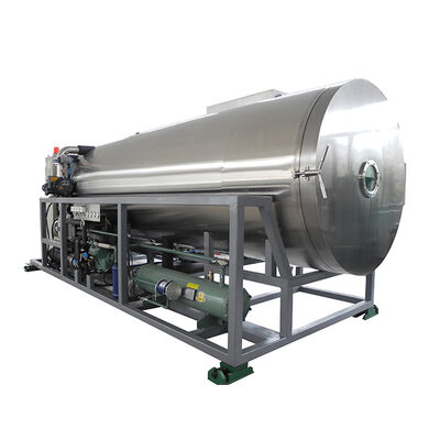 Bom preço China Fábrica Industrial Liofilante de vácuo para alimentos de saúde e alimentos para animais de estimação Máquina de secagem por congelamento on-line