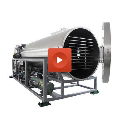 Bom preço Liofilizador Profissional de 15 kg/lote com Espaçamento de Prateleira de 70 mm e Operação por Tela Sensível ao Toque para Processamento Industrial de Alimentos on-line