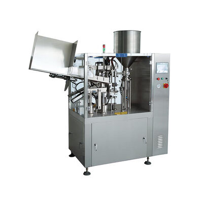 Bom preço Enchimento automático de creme do tubo do cabelo e controle de selagem do PLC da máquina 40pcs/Min on-line